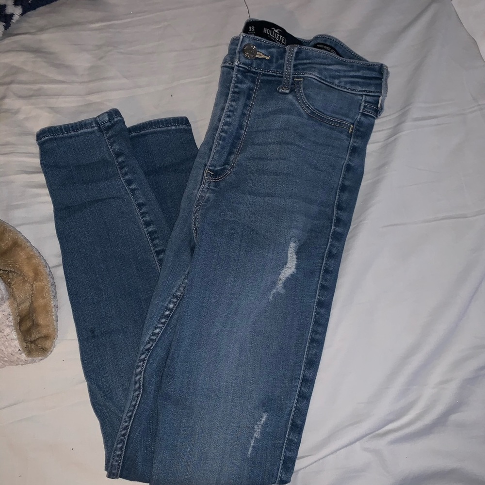 hollister high rise skinny jeans size 3/26
